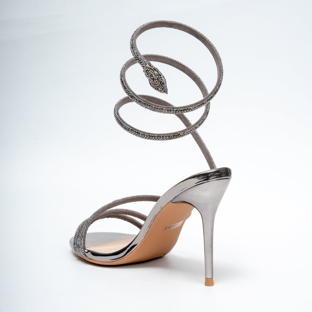 Twist & Shine - Gun Metal Party Heels - view 5