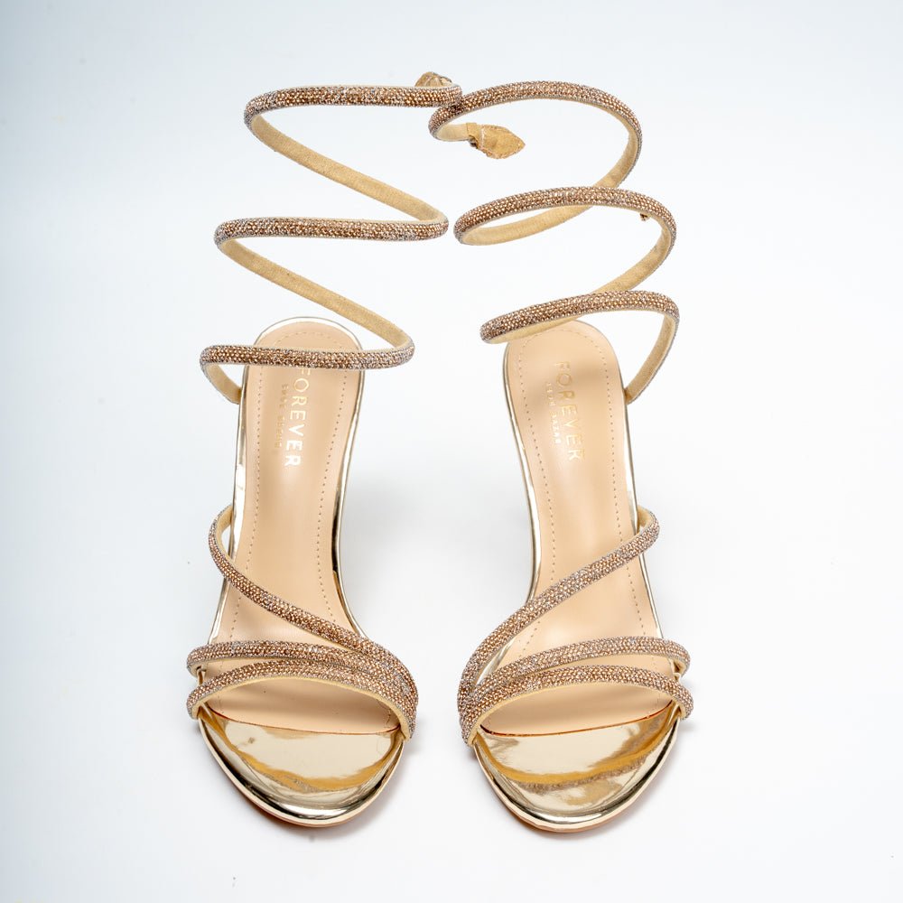 Twist & Shine - Gold Party Heels - view 3