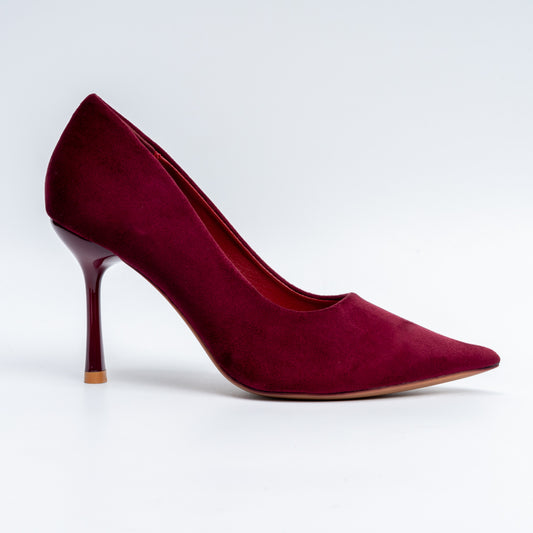 Velvet Mocha - Maroon Casual Pumps
