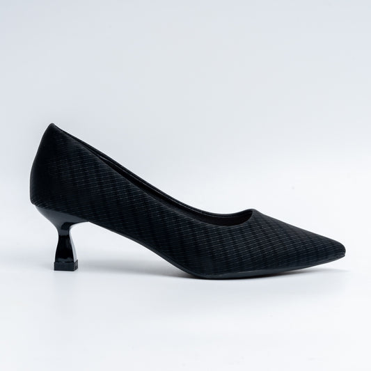Ivy Heel - Black Casual Pumps