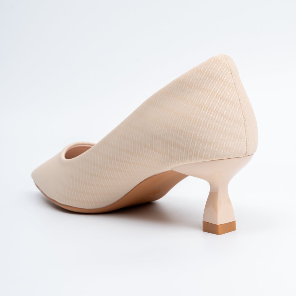 Ivy Heel - Beige Casual Pumps - view 6