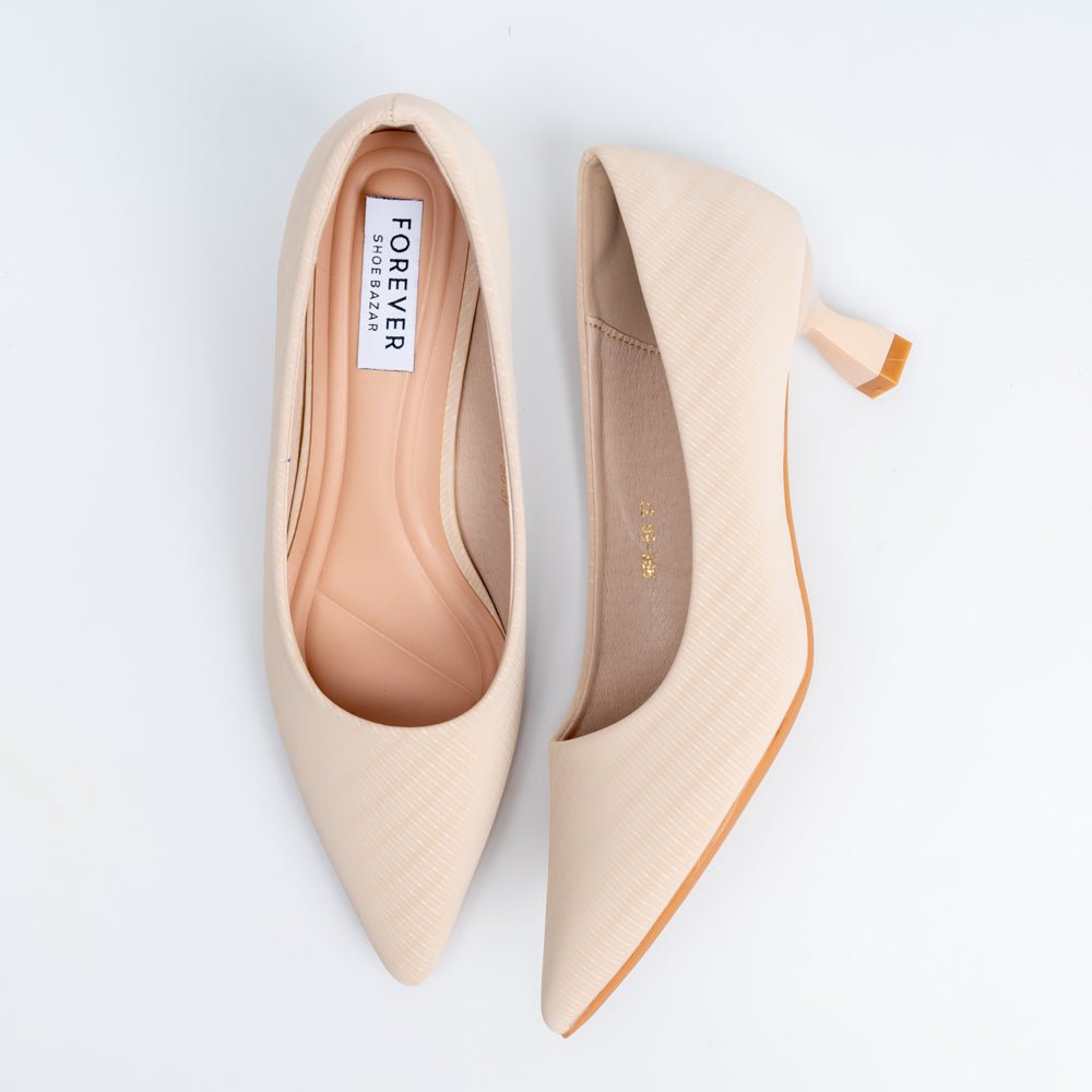 Ivy Heel - Beige Casual Pumps - view 5