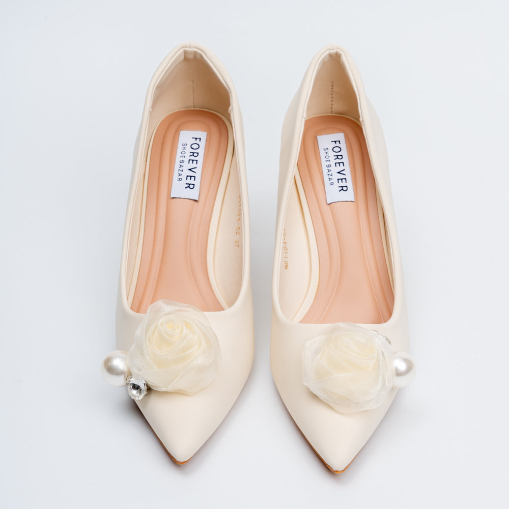 The Ophelia - Beige Party Heel - view 4