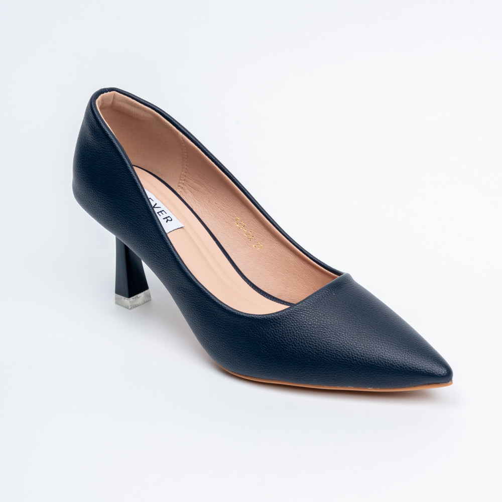 The Sculpted - Black Casual Heel - view 3