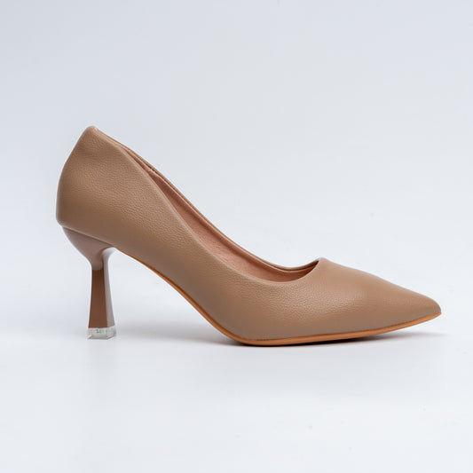 The Sculpted - Khaki Casual Heel
