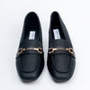 Textures Tales - Black Casual Loafers