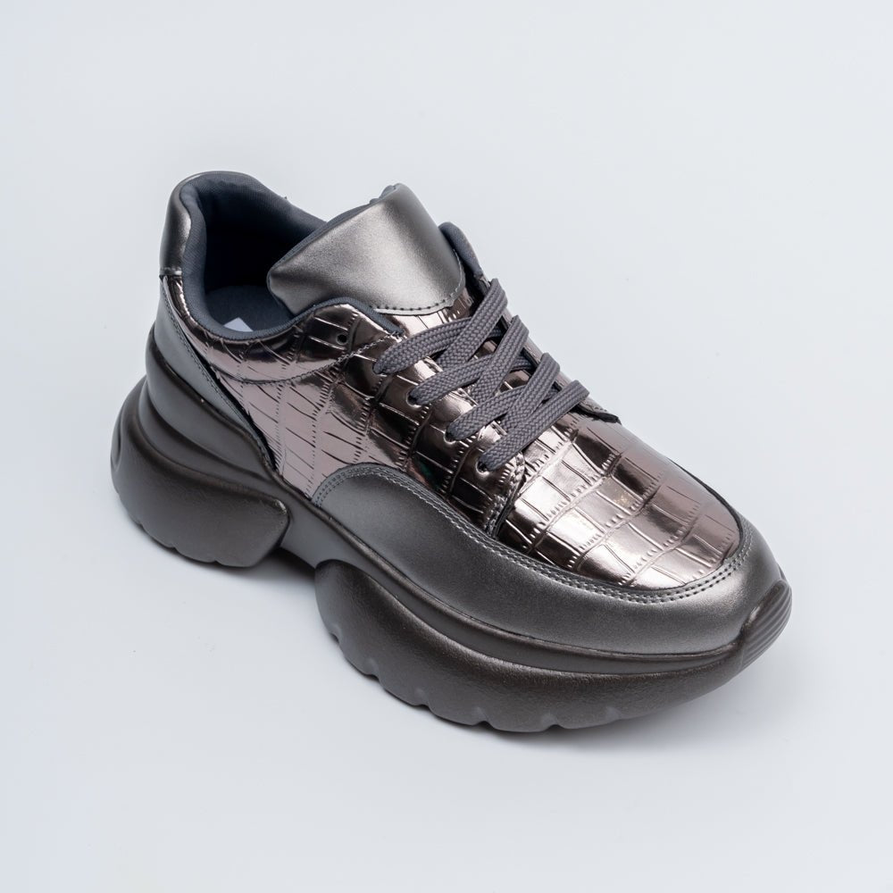 Glow Getter - Gun Metal Sneaker — view 2