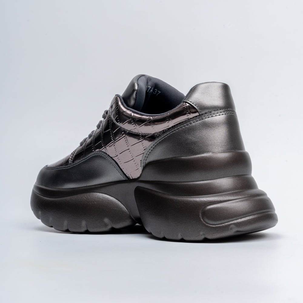 Glow Getter - Gun Metal Sneaker — view 3