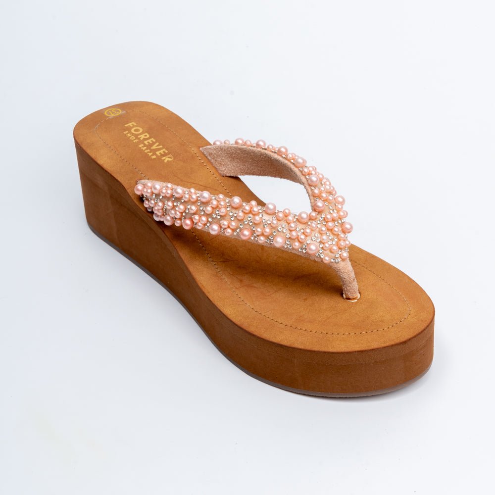 Resort Pearl - Pink Platform Slip-On - view 4