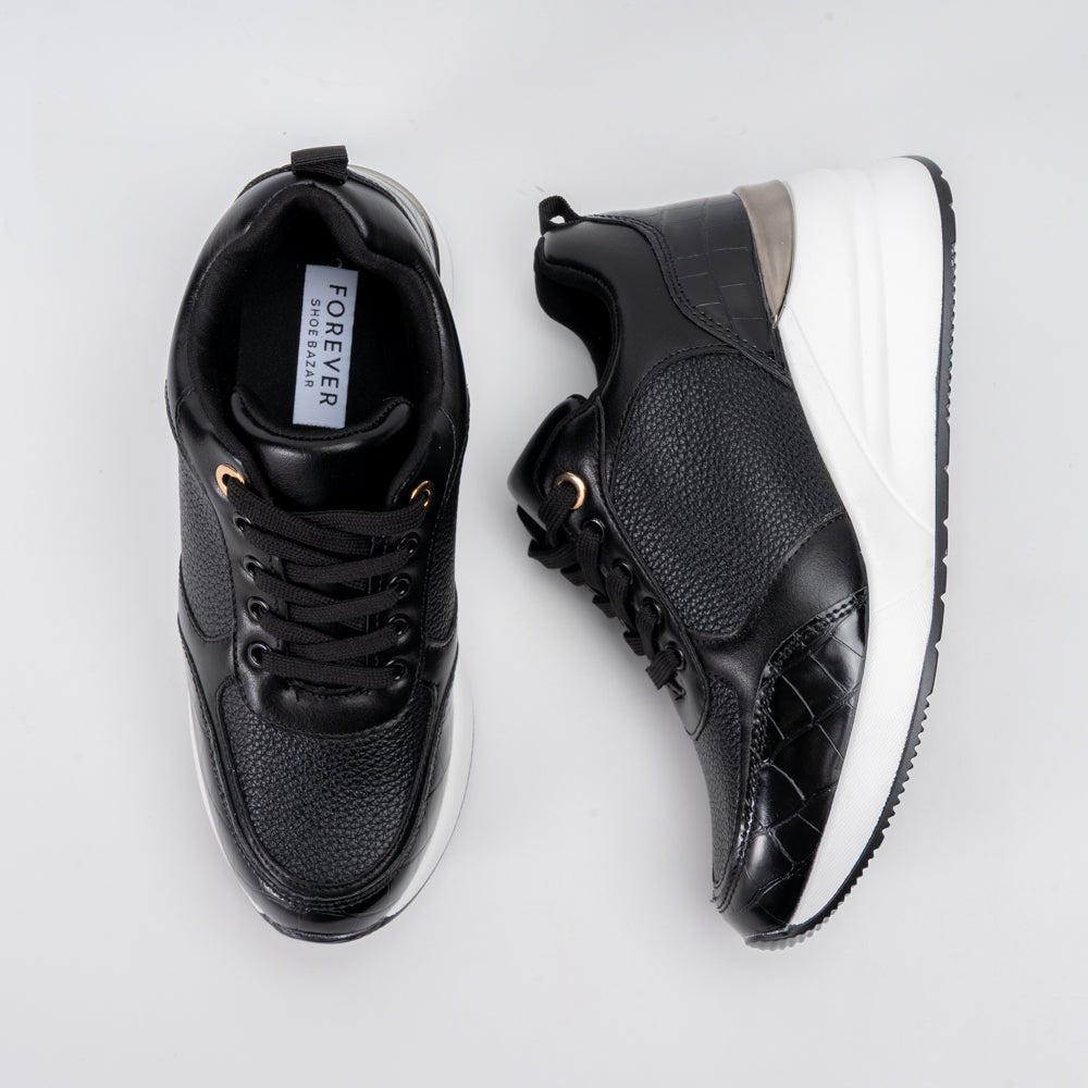 GlossGrid - Black Sneakers - view 4