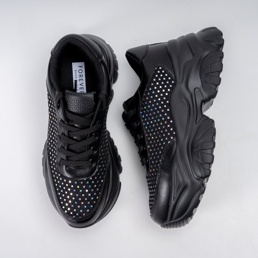 Shadow Shimmer - Black Fancy Shoes - view 4