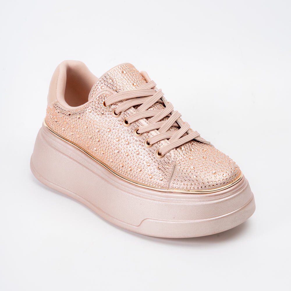Bride Aura Shimmer - Champagne Fancy Sneakers - view 2