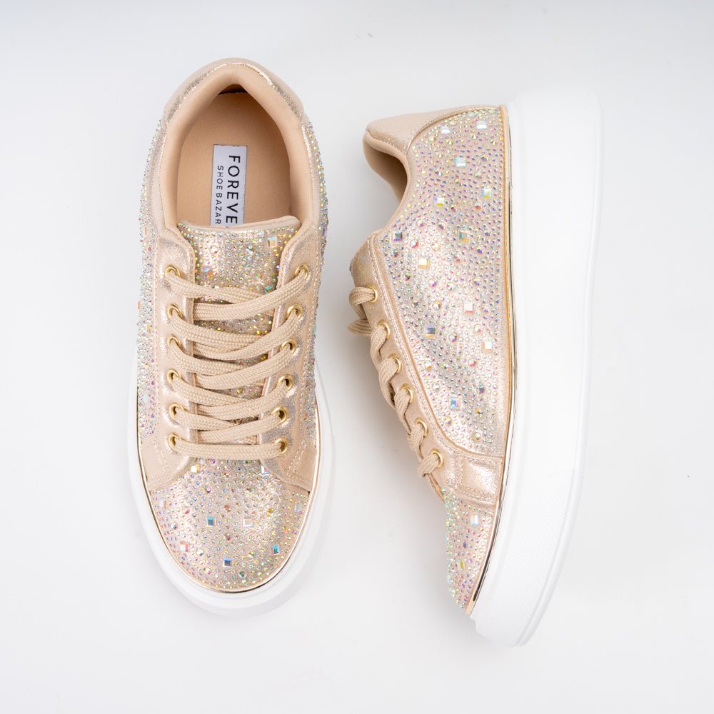 Glitz Elevate Stepper - Gold Fancy Sneakers - view 4
