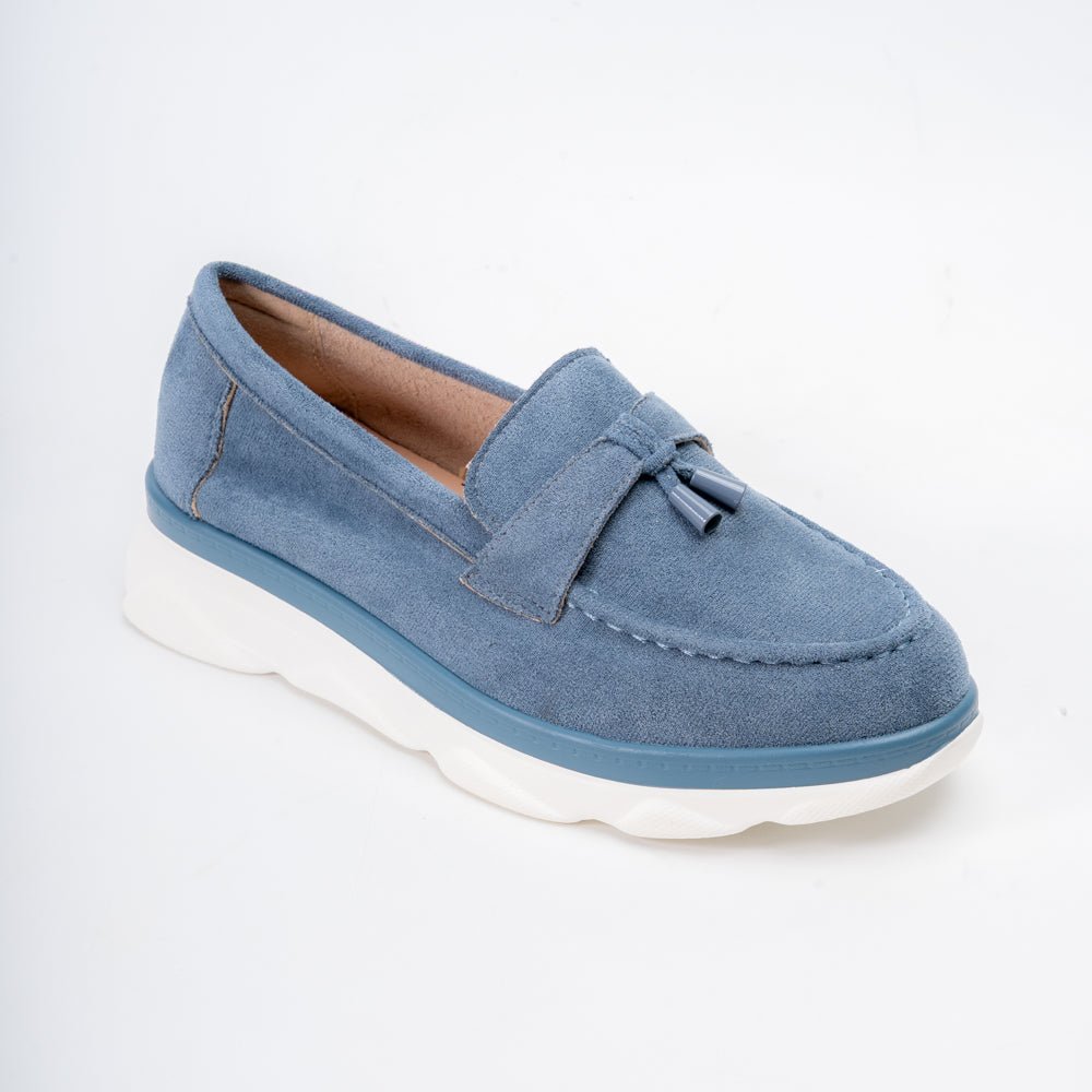 Shadow Stroll – Blue Casual Loafers - view 2