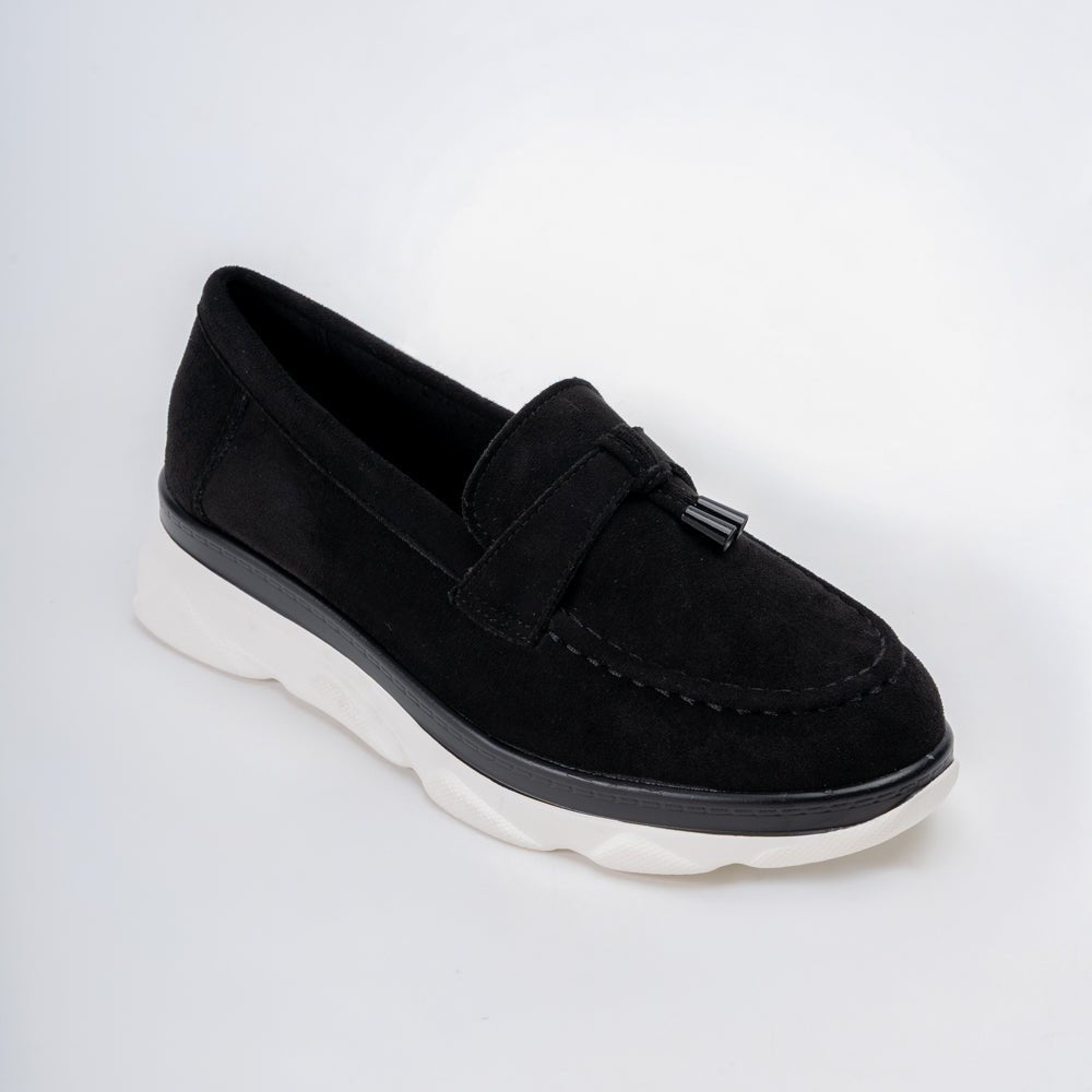 Shadow Stroll – Black Casual Loafers - view 2