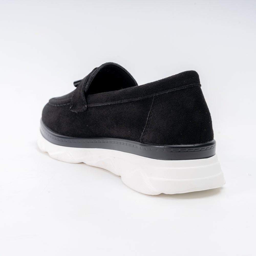 Shadow Stroll – Black Casual Loafers - view 5