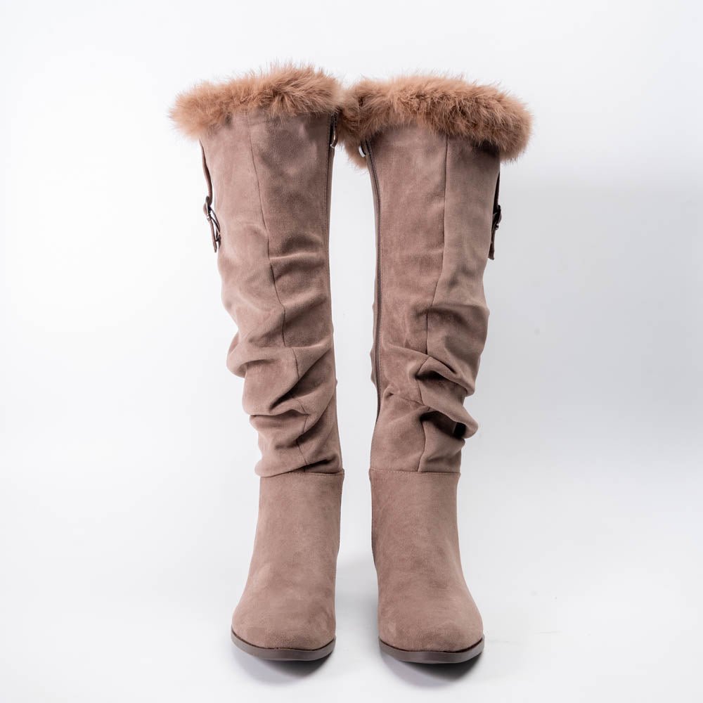 Arctic Grace - Khaki Trimmed Boot - view 3