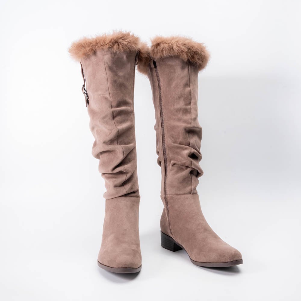 Arctic Grace - Khaki Trimmed Boot - view 4