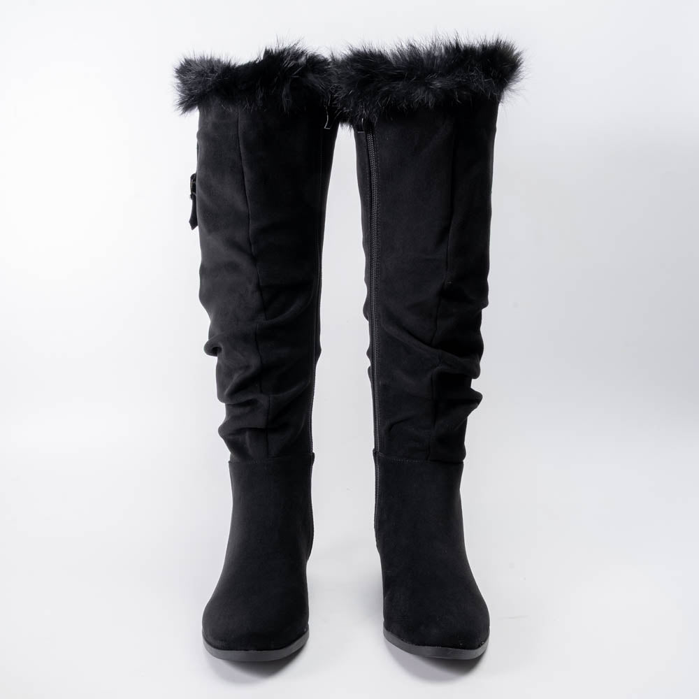 Arctic Grace - Black Trimmed Boots - view 3