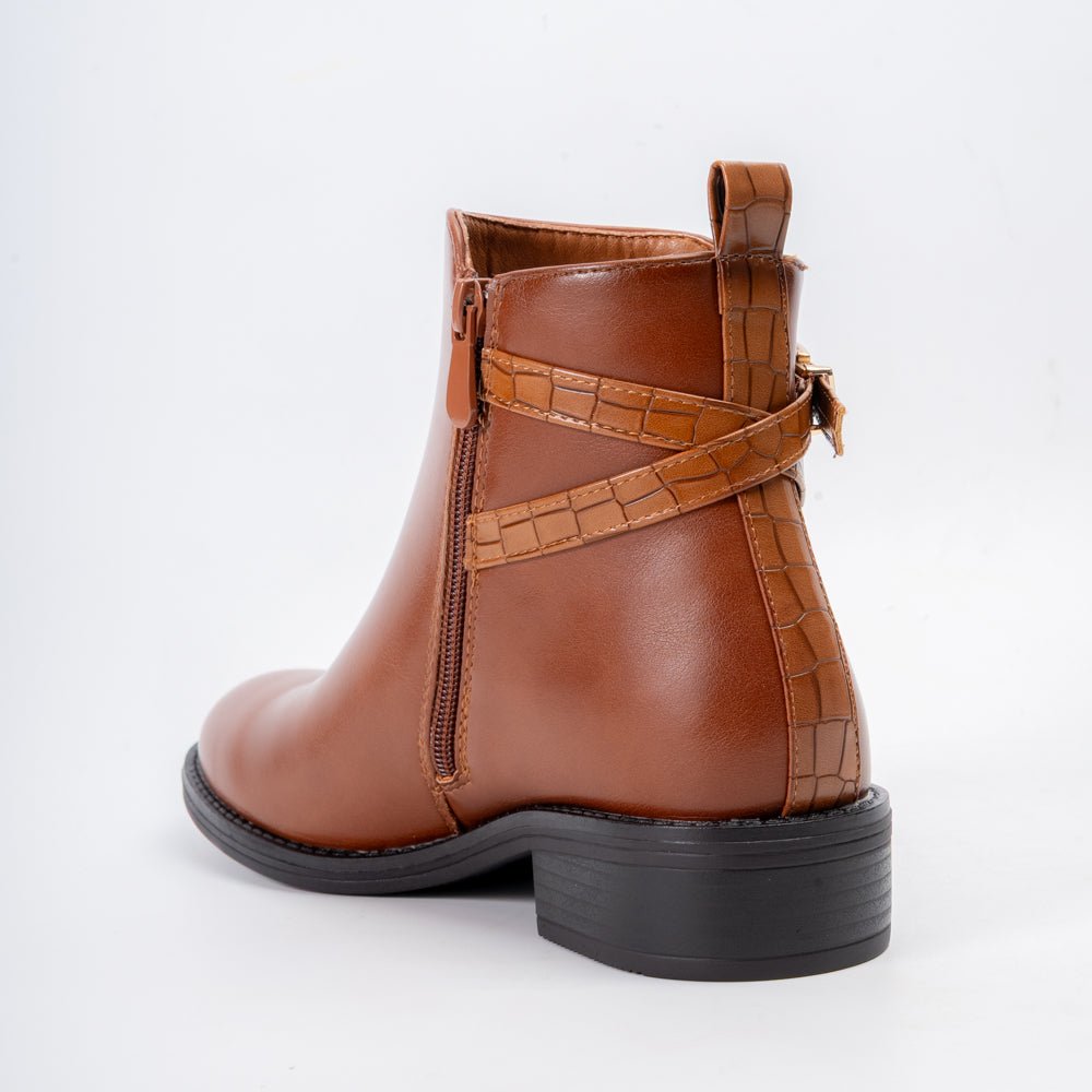 Swift Edge - Camel Ankle Boots - view 5