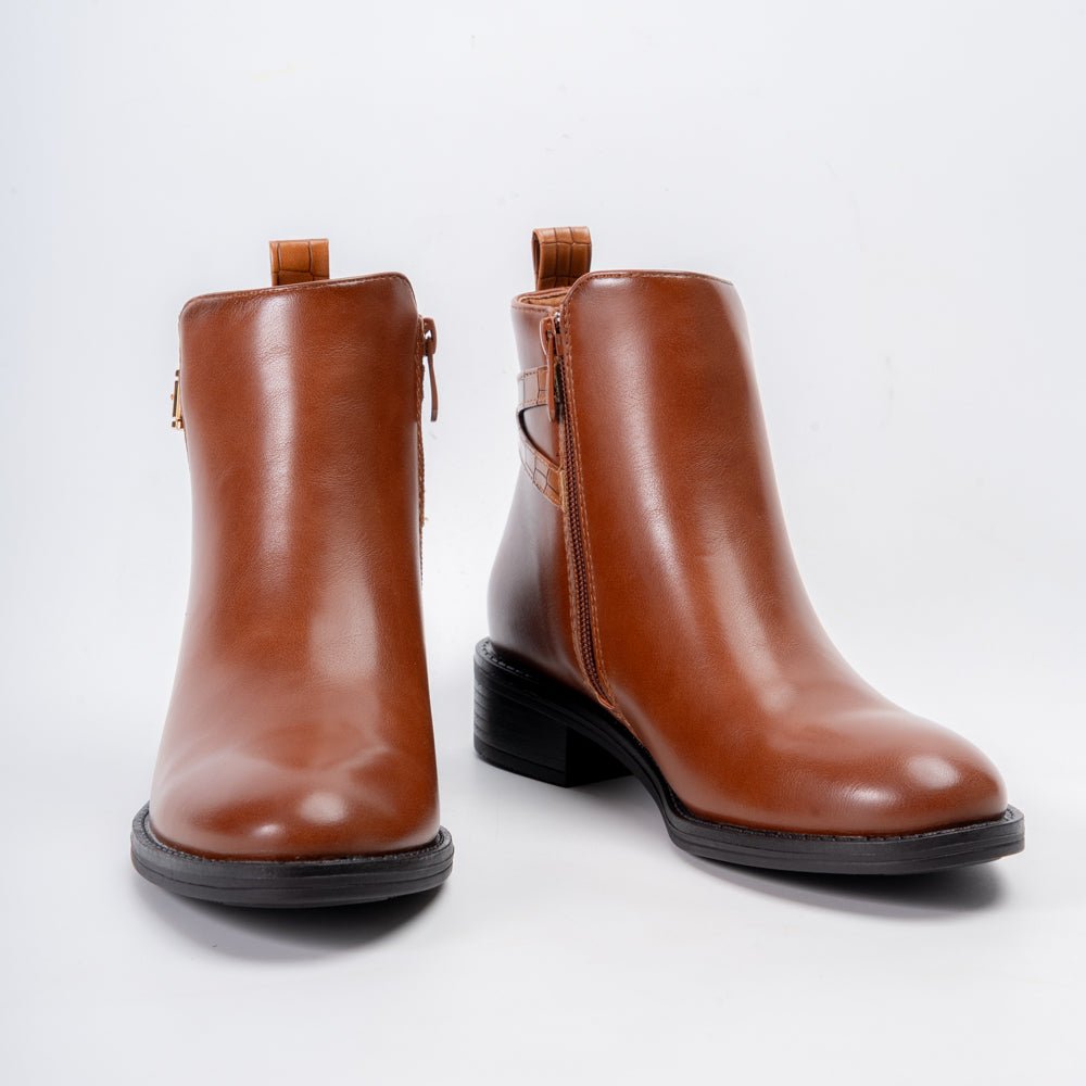 Swift Edge - Camel Ankle Boots - view 4