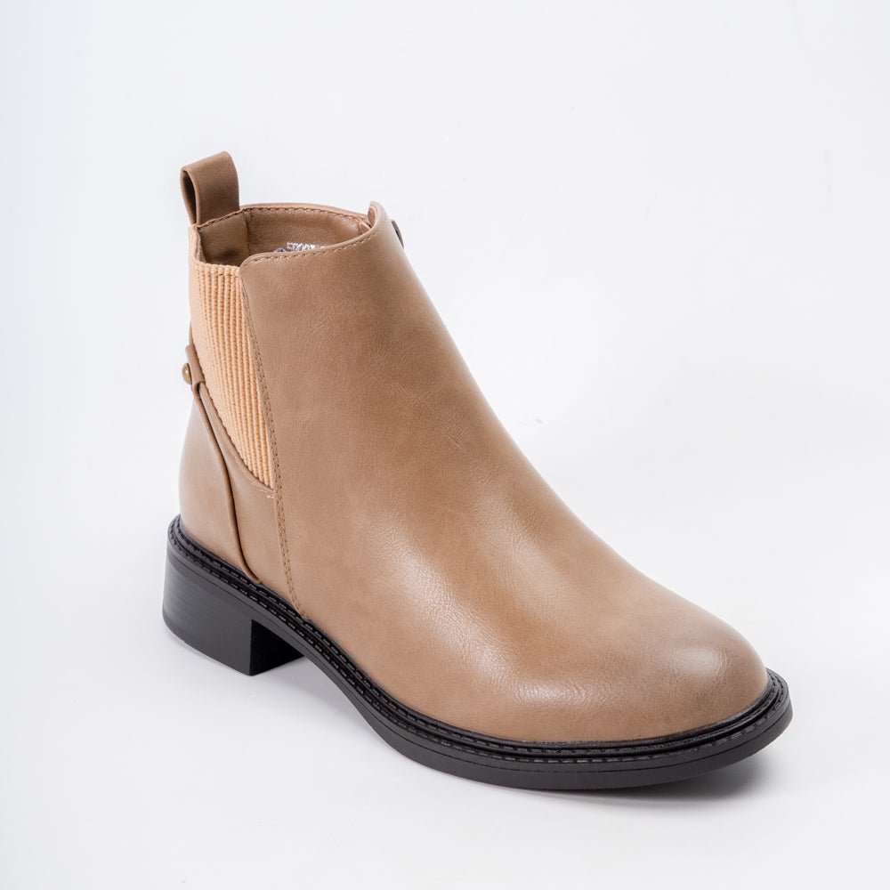 Urban Ease - Khaki Casual Boots - view 2