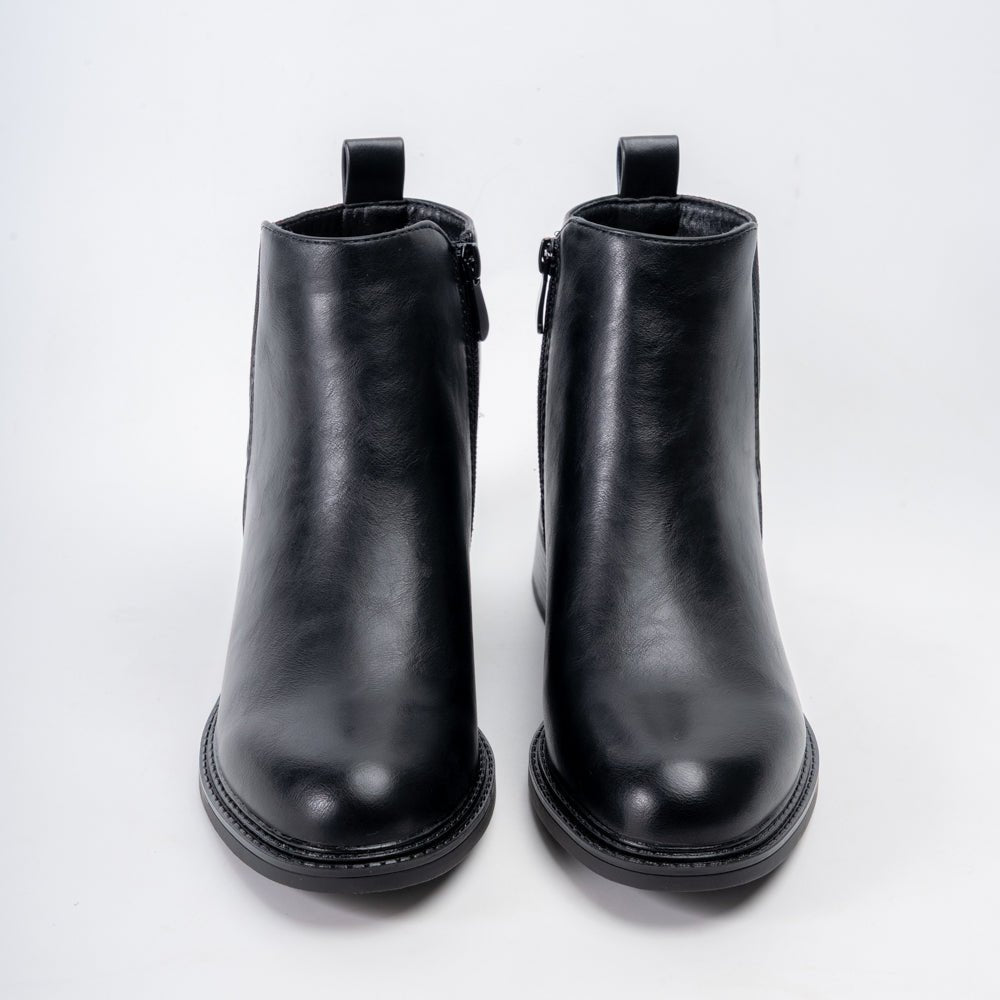 Urban Ease - Black Casual Boots - view 3