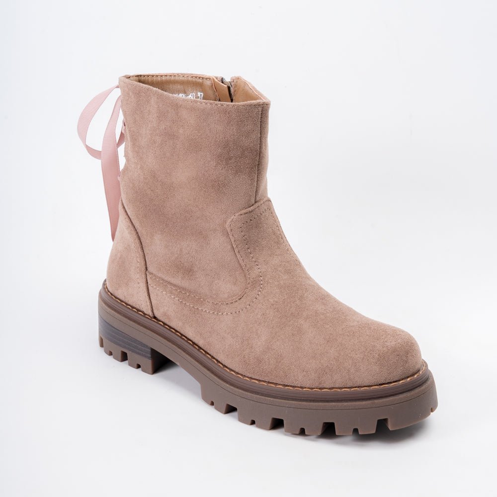 Ribbon Step – Khaki Ankle Boots - view 2