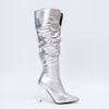 Boot Up Babe - Silver Partywear Boots