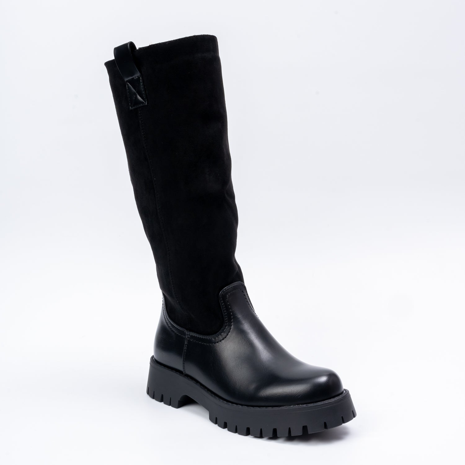 Sole Rebels - Black Casual Calf Length Boots - view 2