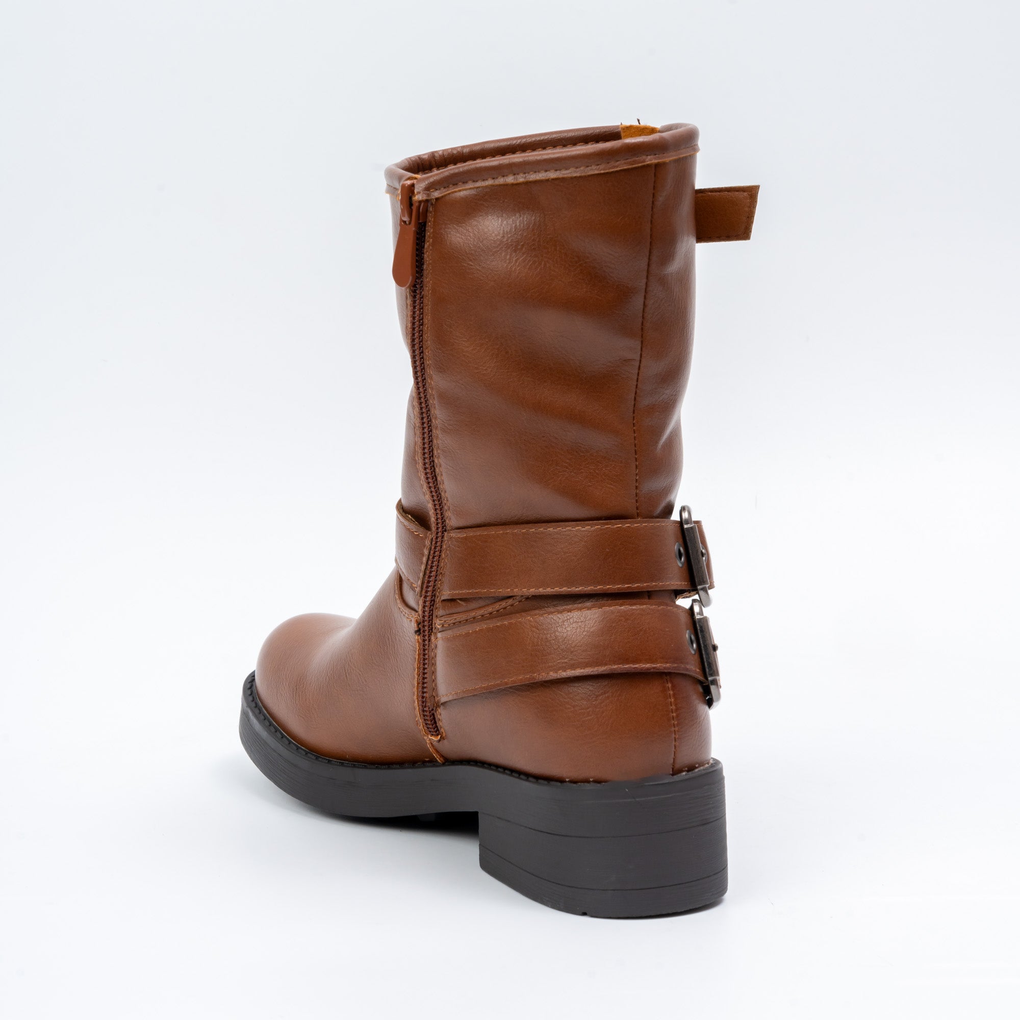 Daring Diva - Camel Belted Boots - view 5