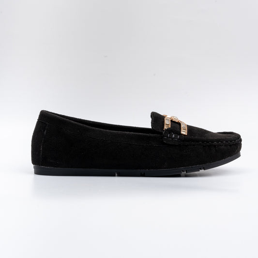 Tread With Comfort - Black Partywear Loafer