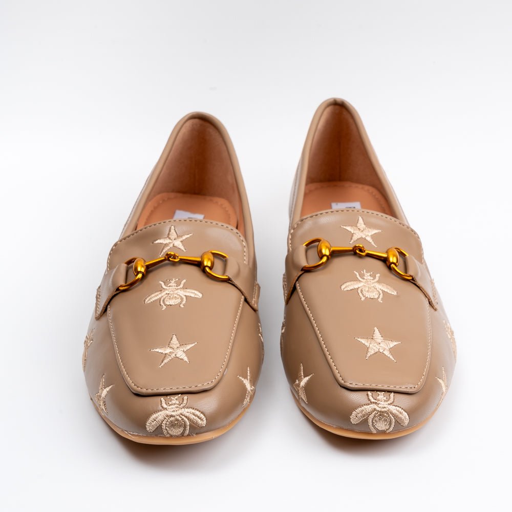Bees & Stars - Khaki Everyday Loafers - view 5