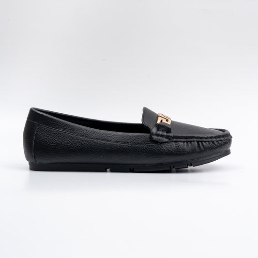 Leather Luxe - Black Formal Loafers
