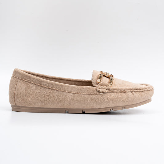 Tread With Comfort - Beige Partywear Loafer