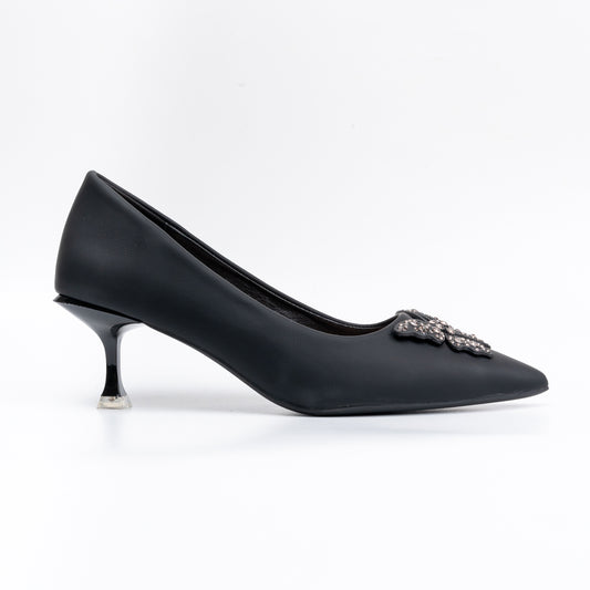 Give Me Butterflies - Black Partywear Heels