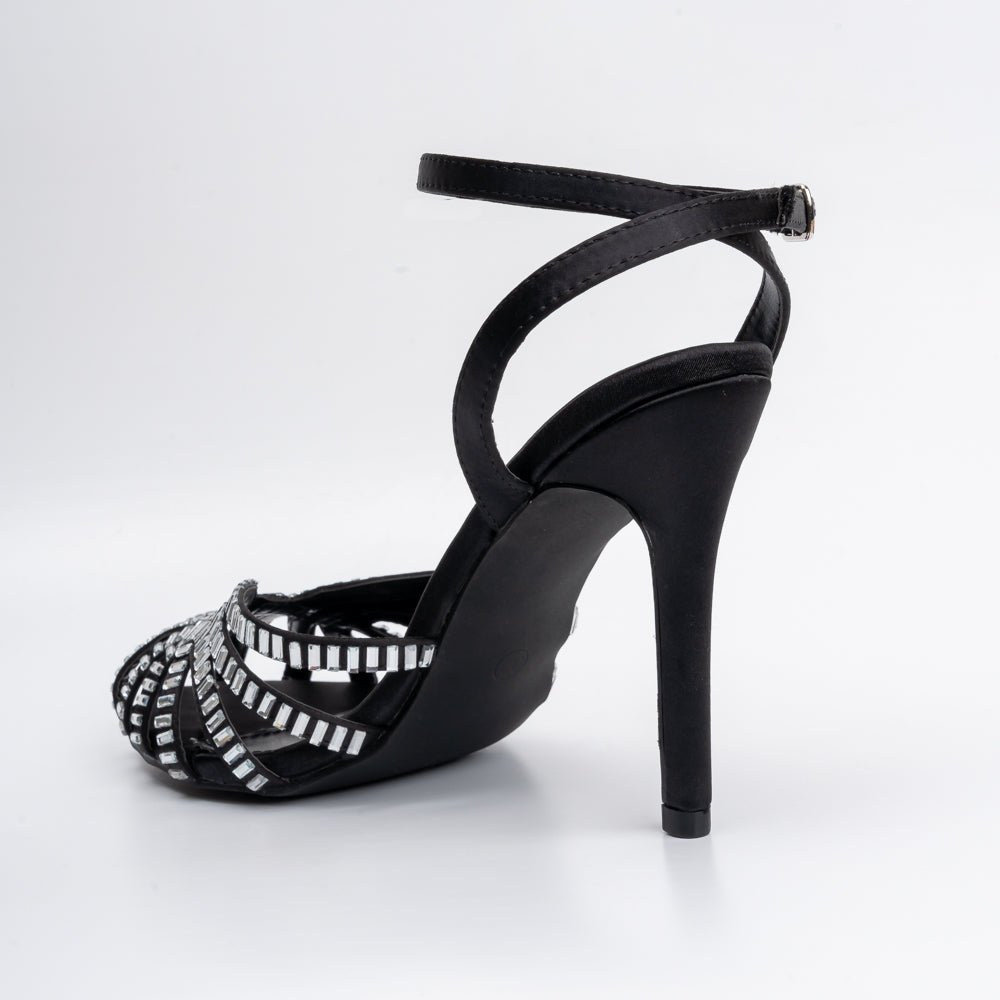 Highly Opinionated - Black Partywear Heels - view 3