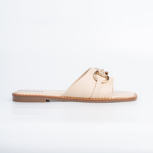 She Got Me Working! - Beige Casual Flats