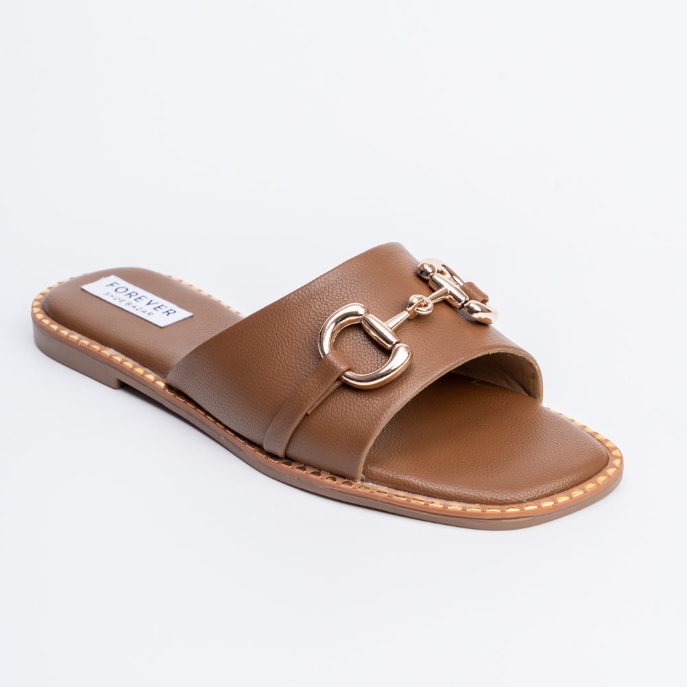 She Got Me Working! - Brown Casual Flats - view 4