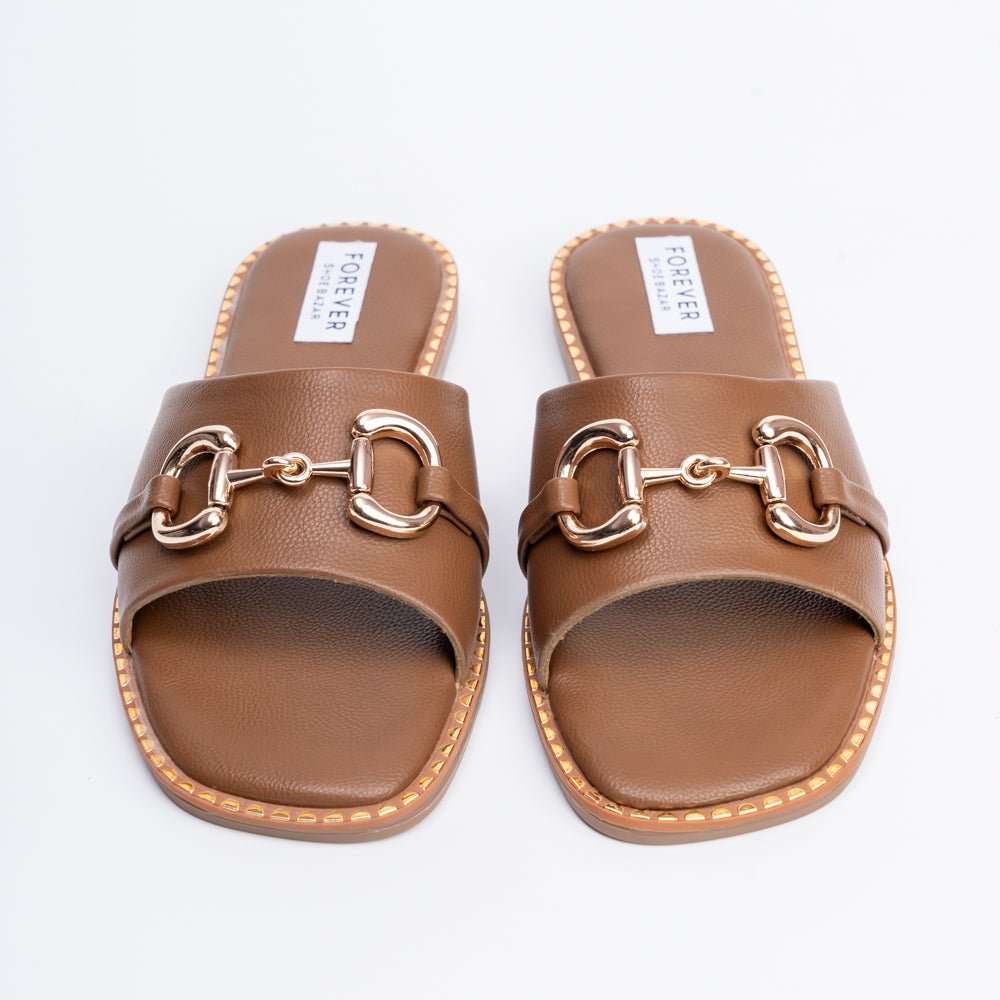She Got Me Working! - Brown Casual Flats - view 6