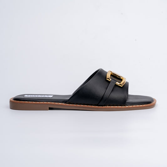 Let's Talk CTC - Black Casual Flats