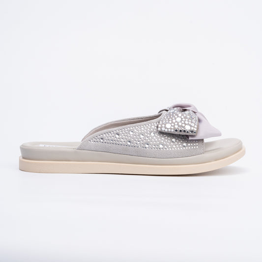 Pookie Promise - Grey Partywear Flats