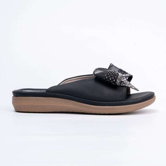 Walking Beauty - Black Casual Flats
