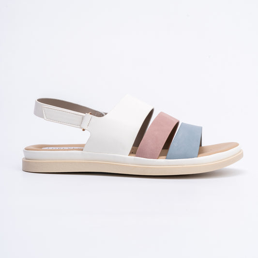 Back To The Stone Age - White Casual Sandal