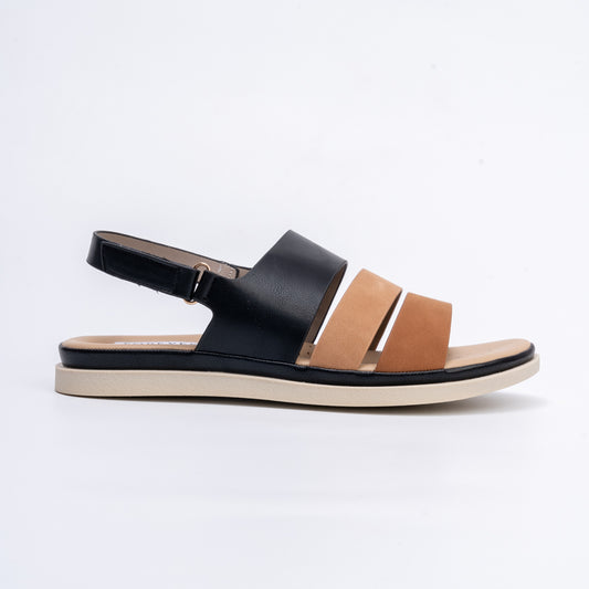Back To The Stone Age - Black Casual Sandal