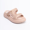 Eleven On Ten - Beige Casual Slipper with Rhinestones