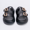 Step Into The Clouds - Black Casual Slipper