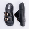 Step Into The Clouds - Black Casual Slipper