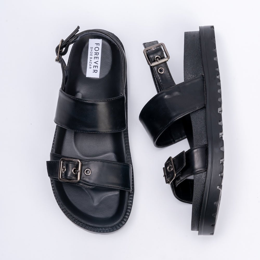 Girl Next Door - Black Casual Sandal - view 7