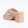 Where's My Wine? - Beige Partywear Block Heels